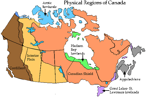 REGIONS OF CANADA - Canada Provinces & Territories